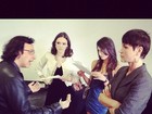 Xuxa posta foto em bastidores de 'Cheias de Charme'