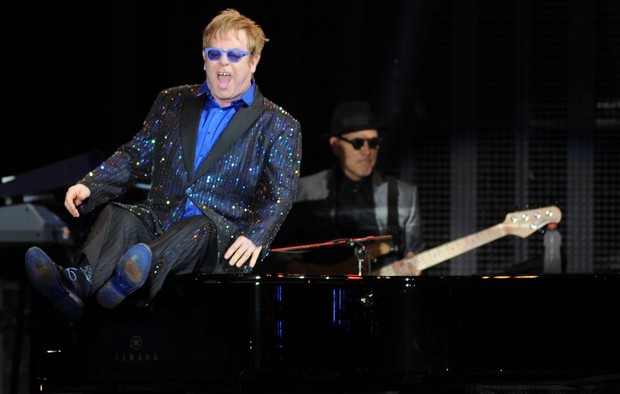 Elton John se apresenta em São Paulo (Foto: Francisco Cepeda / AgNews)