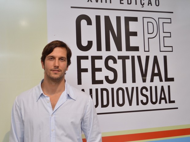 Vladimir Brichta em festival de cinema em Olinda (Foto: Felipe Souto Maior/ Ag. News)