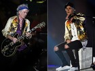 Keith Richards, do Rolling Stones, usa mesma jaqueta que Justin Bieber