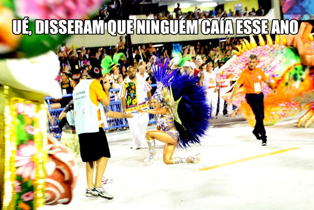 Memes do Desfile das Campeãs (Foto: Claudio Andrade / EGO)