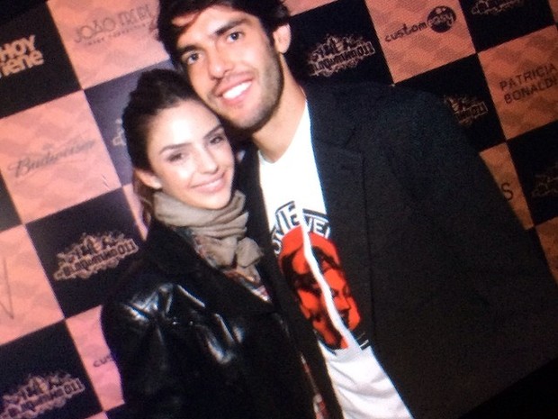 Carol Celico e Kaká em festa em São Paulo (Foto: Instagram/ Reprodução)