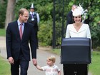 Família real se reúne para batizado de Princesa Charlotte na Inglaterra