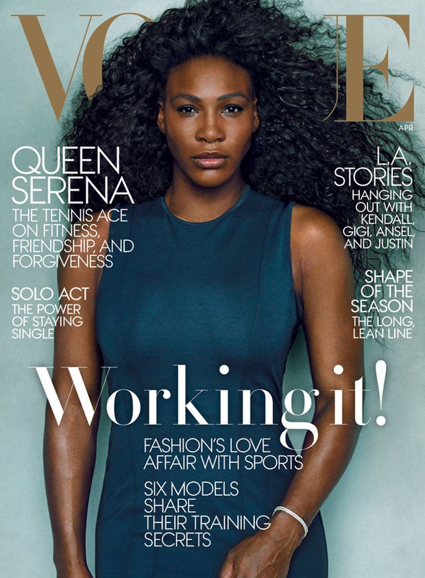 Serena Williams na capa da Vogue americana (Foto: Reprodução / Vogue)