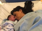 Bianca Leão fala sobre nascimento do filho: 'Choro todas às vezes de emoção'