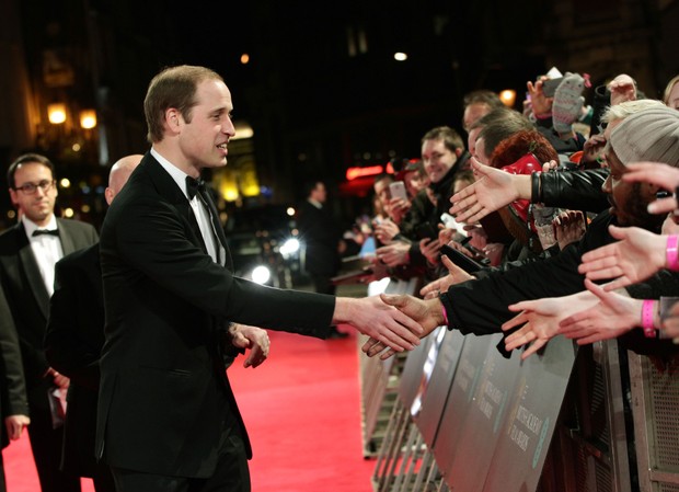 Principe William no BAFTA, em Londres (Foto: Getty Images)