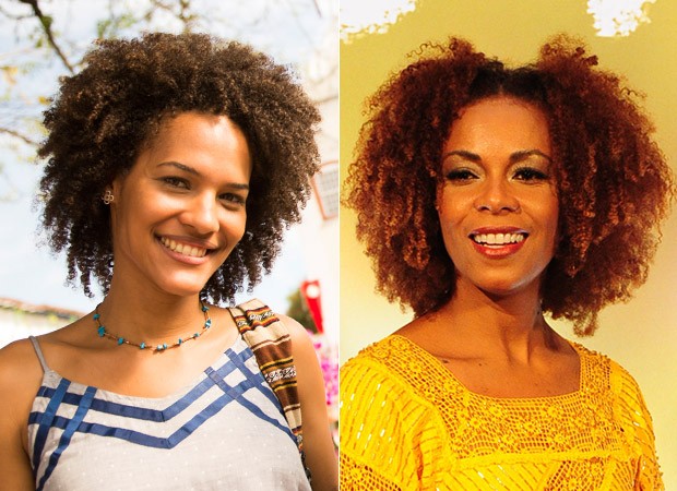 [BELEZA] Cabelos afro na novela Em Familia - Jessica Barbosa e Lica Oliveira (Foto: TV Globo / João Miguel Júnior - TV Globo / João Cotta)