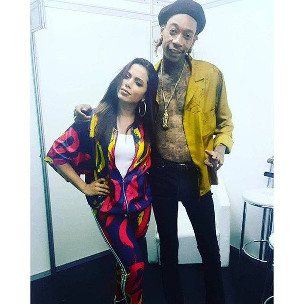 Anitta e Wiz Khalifa (Foto: reprodução/instagram)