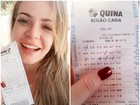 Paulinha Leite ganha pela 24ª vez na loteria: 'Uma hora acerto o principal'