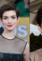 Veja como fazer o make e o penteado que Anne Hathaway usou no SAG