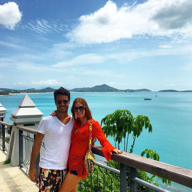 Marina Ruy Barbosa com o namorado, Xandinho Negrão, em Koh Samui, na Tailândia (Foto: Instagram/ Reprodução)