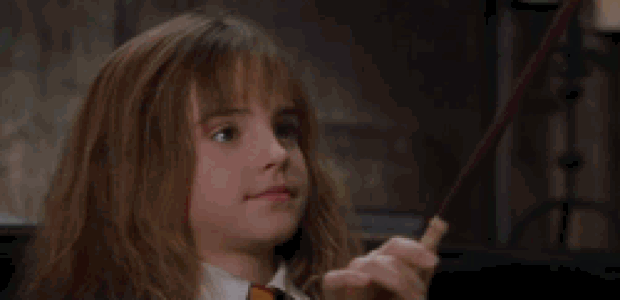 Emma Watson como Hermione (Foto: Reprodução/Giphy)
