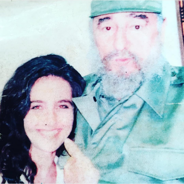 Monique Curi e Fidel Castro (Foto: Reprodução/Instagram)