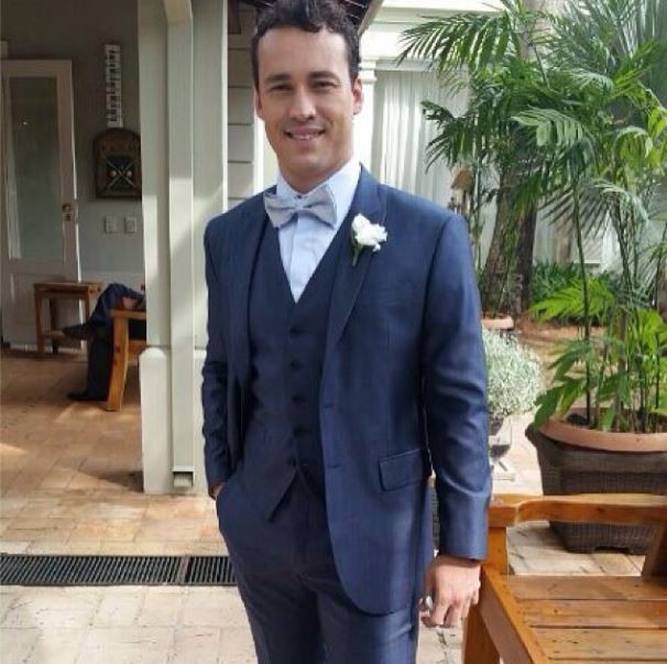Rodrigo Andrade de noivo no dia do seu casamento  (Foto: Instagram / Reprodução)