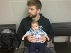 Fofo: Shakira posta foto do filho no colo do pai, Gerard Piqué