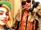 Namorado de Madonna imita Karl Lagerfeld em foto com Lourdes Maria