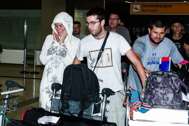 Joss Stone chega ao Brasil (Foto: Manuela Scarpa/ Foto Rio News)