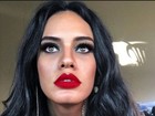 Leticia Lima exibe lábios fartos e vermelhos e fã compara: 'Megan Fox'