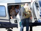 Taylor Swift e Tom Hiddleston passeiam de helicóptero na Itália