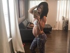 Bella Falconi comemora 27 semanas de gravidez