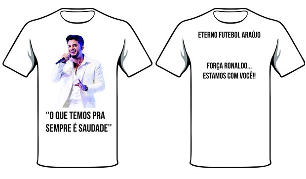 Camiseta em homenagem a Cristiano Araújo  (Foto: Arquivo Pessoal)