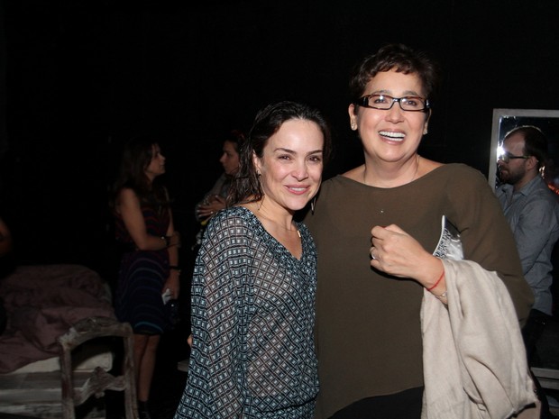 Marieta Severo e Claudia Jimenez em peça na Zona Sul do Rio (Foto: Anderson Borde/ Ag. News)