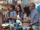 Fernanda Machado faz festa para comemorar 1 ano do filho, Lucca