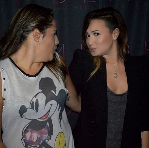 Demi Lovato e fã (Foto: Instagram/Reprodução)