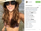 Izabel Goulart vai a praia em Israel e exibe corpaço; veja vídeo
