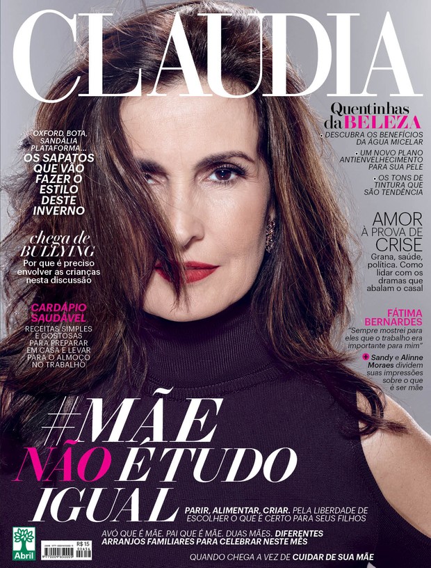 Fátima Bernardes na revista Claudia (Foto:  Mauricio Nahas/ CLAUDIA)