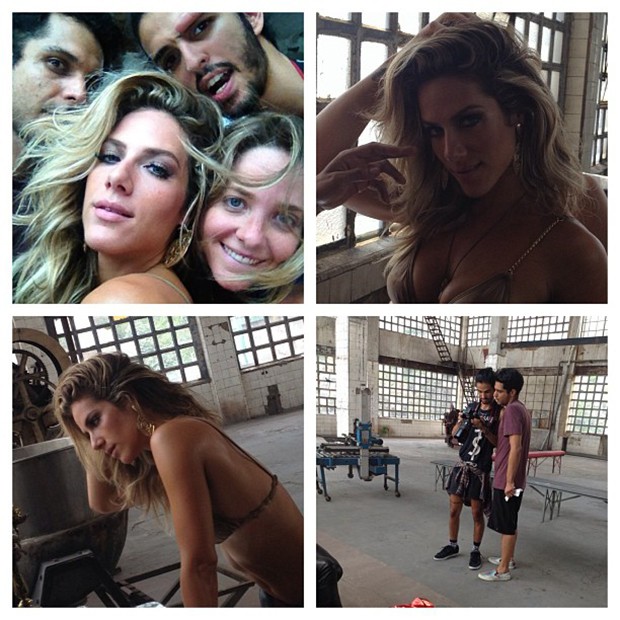 Giovanna Ewbank posta foto dos bastidores de ensaio (Foto: Instagram / Reprodução)
