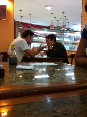 Sophie Charlotte almoçou com Daniel Oliveira (Foto: Ego)