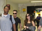 Megan Fox chega ao Rio para curtir o carnaval