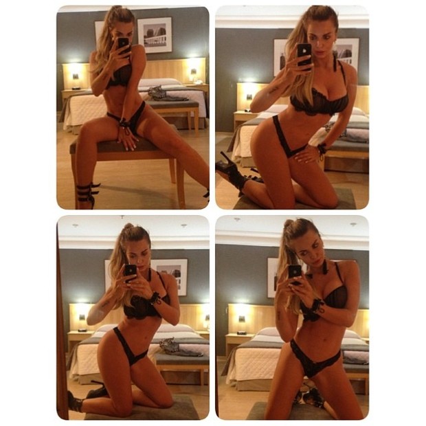 Veridiana Freitas posa de lingerie (Foto: Instagram/ Reprodução)