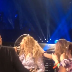Beyoncé em show em Montreal, no Canadá (Foto: Instagram/ Reprodução)