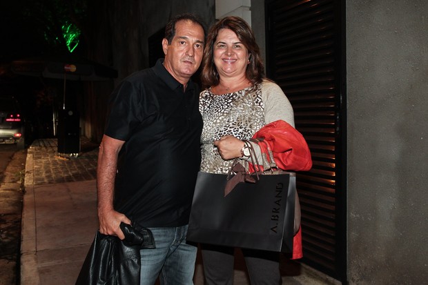 Muricy Ramalho com a esposa (Foto: Marcos Ribas e Manuela Scarpa/Foto Rio News)