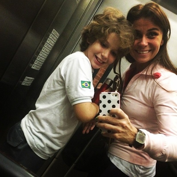 Giovanna Antonelli e o filho (Foto: Instagram/Reprodução)
