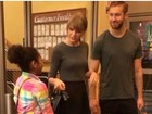 Antes de vir ao Brasil, Calvin Harris vai às compras com Taylor Swift