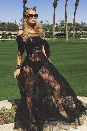 Paris Hilton no festival de música Coachella, na Califórnia, nos Estados Unidos (Foto: Instagram/ Reprodução)