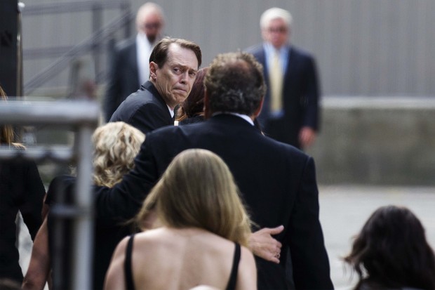 Ator Steve Buscemi no funeral de James Gandolfini (Foto:  REUTERS/Lucas Jackson)