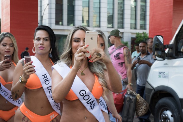 Candidatas a Miss Bumbum (Foto: Marcelo Brammer / Divulgação)