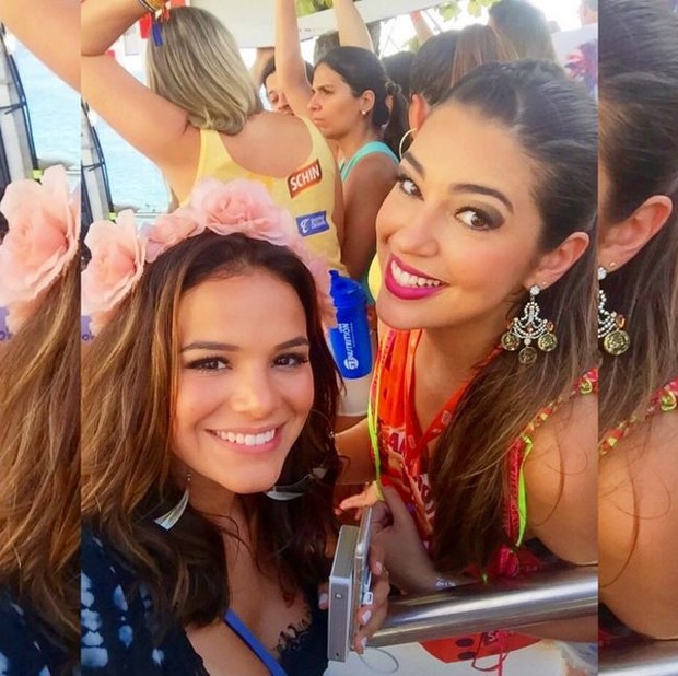Vivian Amorim, BBB17, e Bruna Marquezine (Foto: Instagram / Reprodução)