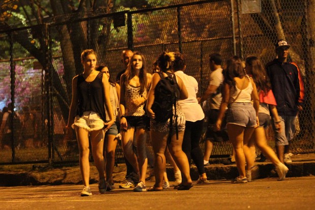 Sasha e amigas no Rock in Rio (Foto: Claudio Andrade / FotoRioNews)