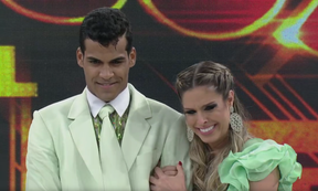 Marcello Melo Jr e Raquel Guarini na final da Dança 2014 (Foto: TV Globo / Divulgação)