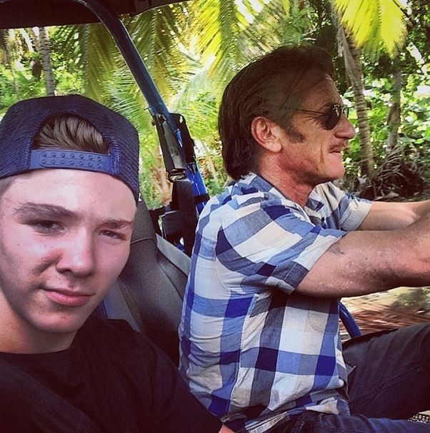 Rocco, filho da Madonna, e Sean Penn (Foto: Instagram / Reprodução)