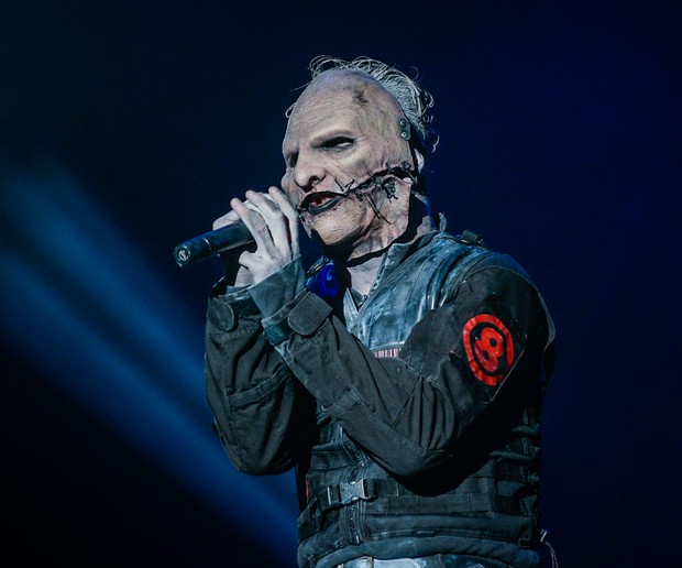 Slipknot se apresenta no palco Mundo (Foto: Francisco Cepeda / AgNews)
