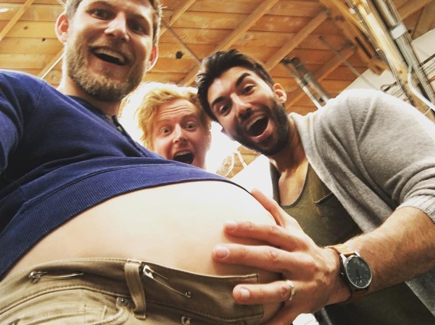 Justin Baldoni, Travis van Winkle e Travis Clark (Foto: Reprodução / Instagram)