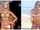 Roberta Zuniga mostra corpo antes e depois: 'Cansei de ser grandona'