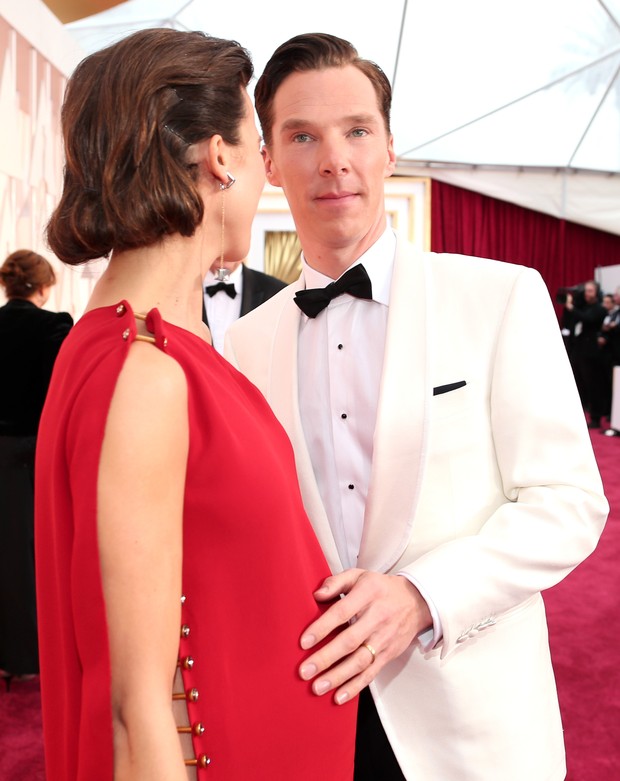 Benedict Cumberbatch e a mulher, Sophie Hunter (Foto: Getty Image)