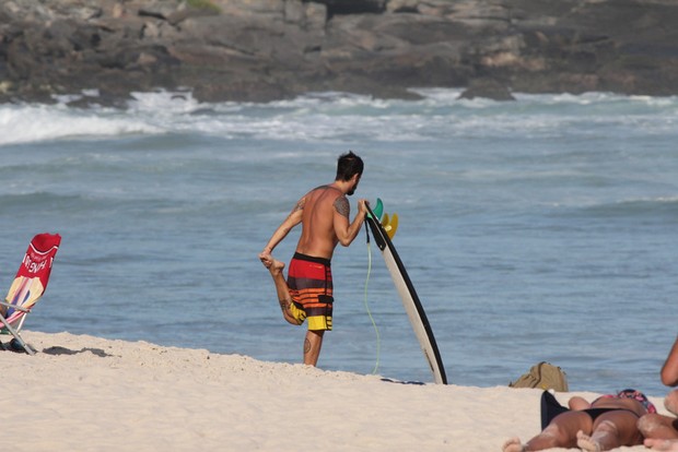 Paulo Vilhena na Prainha (Foto: Delson Silva / AgNews)